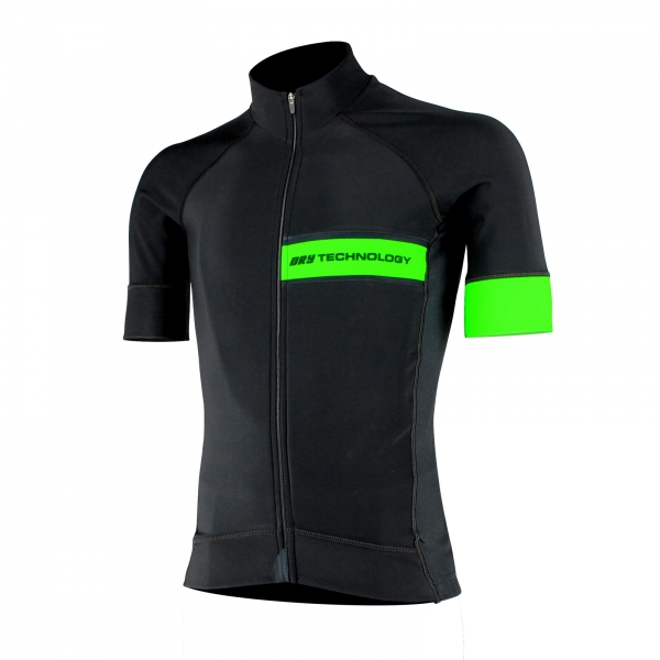 Trikot EKOI Primavera Dry Technology, fluorescenční zelená Trikot EKOI Primavera Dry Technology, fluorescenční zelená