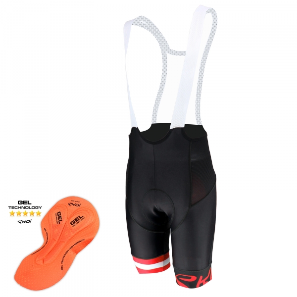 Kraťasy EKOI Corsa Light GEL Červené Kraťasy EKOI Corsa Light GEL Červené