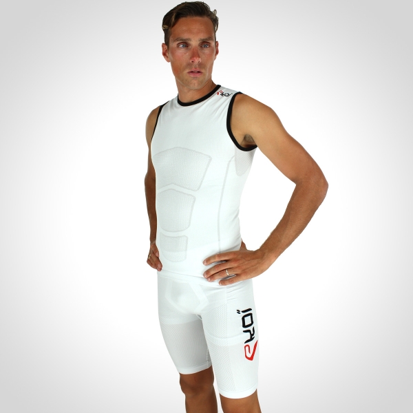 Set EKOI RUN Short Bez rukávů Bílá Set EKOI RUN Short Bez rukávů Bílá