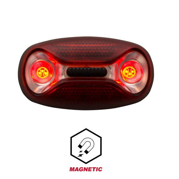 EKOI zadní magnetické LED světýlko červené EKOI zadní magnetické LED světýlko červené