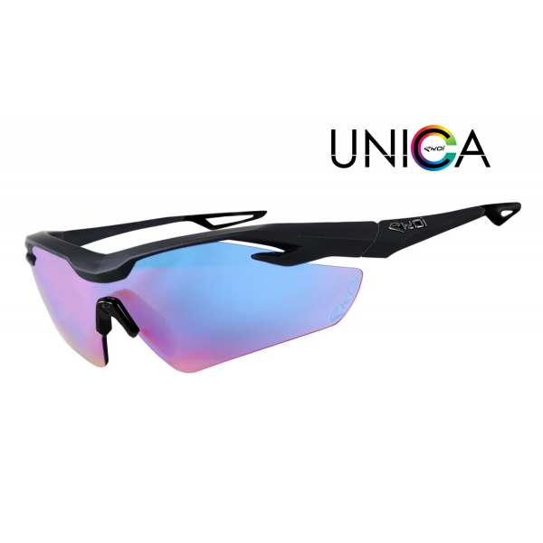 Brýle UNICA EKOI LTD, Matná černá / modrá (Cat1) Brýle UNICA EKOI LTD, Matná černá / modrá (Cat1)