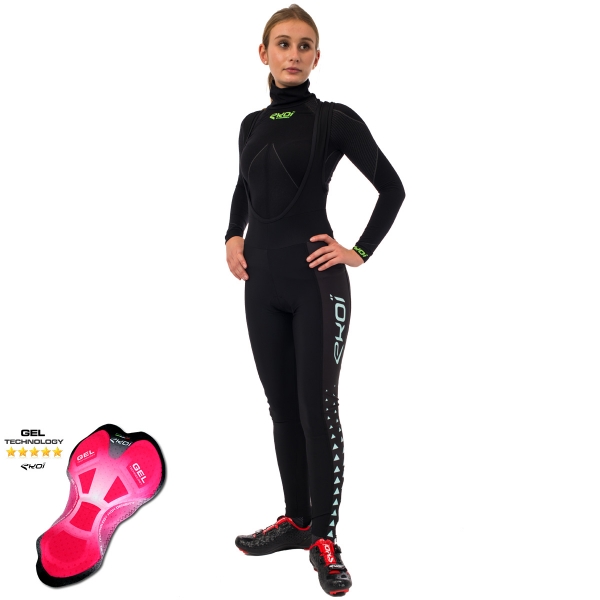 Elastické kalhoty EKOI LADY Gel, Triangle modrá Elastické kalhoty EKOI LADY Gel, Triangle modrá