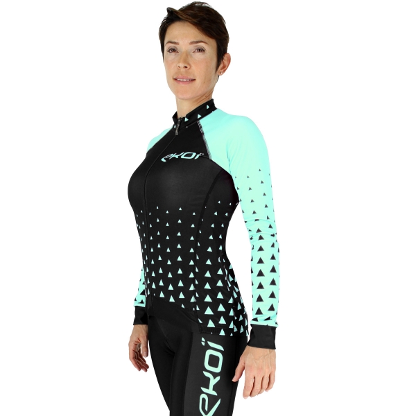 Dres dlouhý rukáv EKOI LADY, Triangle modrá Dres dlouhý rukáv EKOI LADY, Triangle modrá