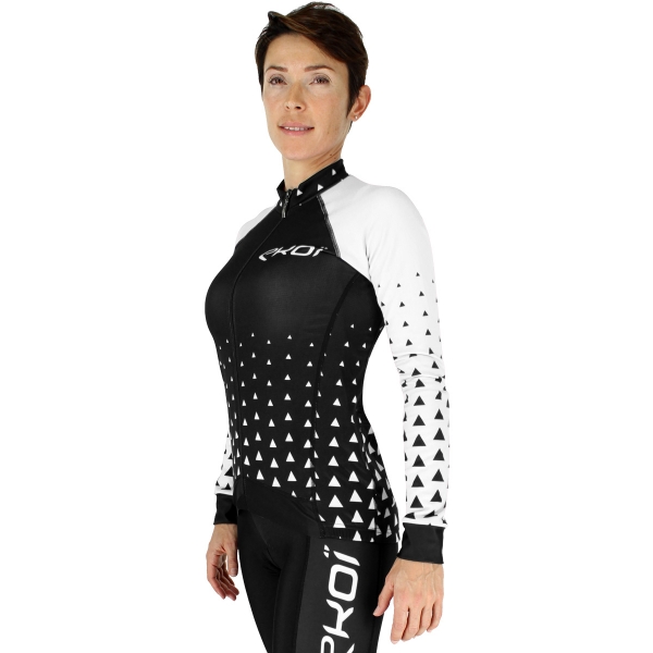 Dres dlouhý rukáv EKOI LADY, Triangle bílá Dres dlouhý rukáv EKOI LADY, Triangle bílá