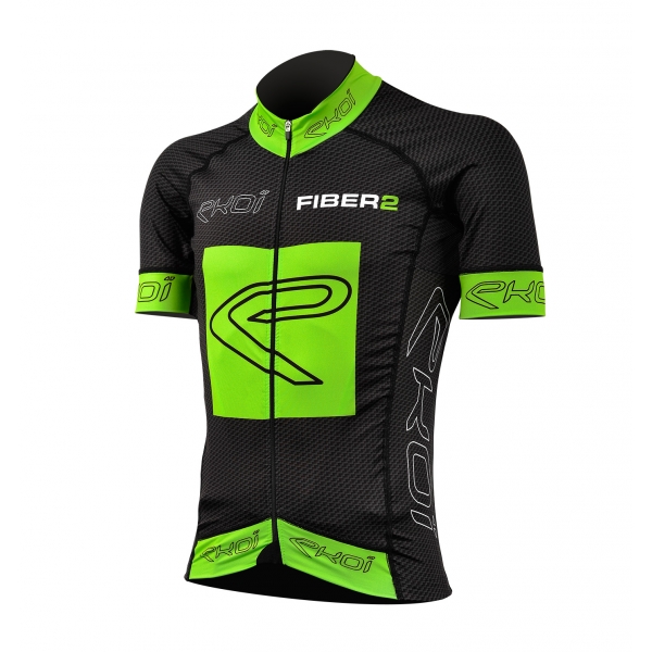 Dres EKOI Carbon Fiber 2, Fluo zelená Dres EKOI Carbon Fiber 2, Fluo zelená