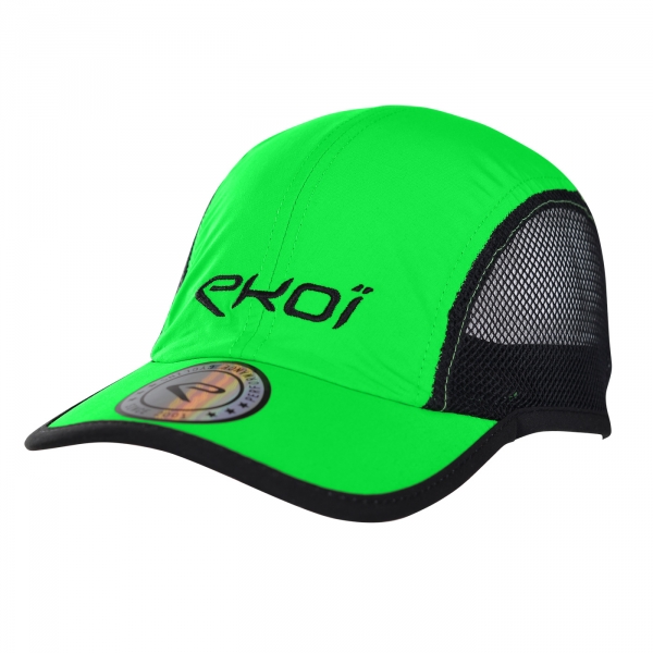 Kšiltovka EKOI RUN Runner Cap, Fluo zelená Kšiltovka EKOI RUN Runner Cap, Fluo zelená